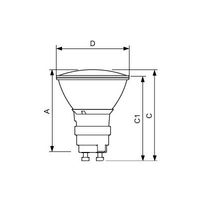 MASTERColour CDM-Rm Elite Mini 39.1W Lámpara reflectora tubular de haluro metálico cerámico con revestimiento de aluminio GX10 MR16 25D 3000K CRI 90 UV