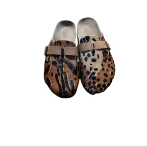 Mules Deportivas de Tacón Alto para Mujer, Otoño, Primavera, Verano, Invierno, Antideslizantes, Forro de Cuero Genuino, Entresuela de Goma - Product Image 6