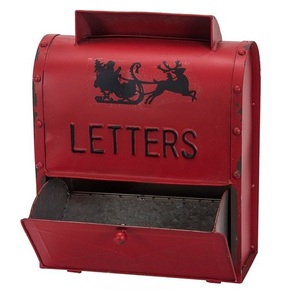 Boîte aux lettres murale en fer revêtu de qualité supérieure, fabriquée à la main par des designers indiens, au design créatif, prix de gros fantaisie - Product Image 3