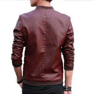 Chaqueta de Cuero para Hombre 2025, Informal, Impermeable, Cortavientos, Transpirable, de Invierno, en Lona, para Actividades al Aire Libre - Product Image 4