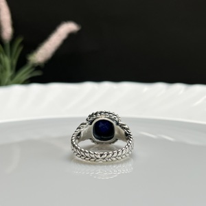 Natural Lapis <b>Ring</b> 925 Silver Handmade Gemstone Jewelry for Everyday Wear - Product Image 3