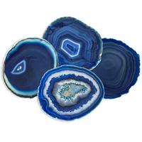 Vendeur chaud écologique moderne marbre et agate sous-verres napperons 4x4 pouces accessoires de cuisine décoration de table meilleur prix