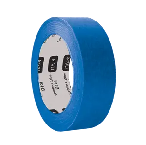 UV Resistance 14 Days Heat Resistance Residue Free Adhesive Crepe Paper Blue Painters Masking Tape For Painting