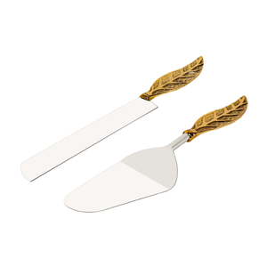 Juego de cuchillo y pala para Pastel de Bodas de estilo europeo, juego de cuchillo y servidor para Pastel de Bodas de cumpleaños de acero inoxidable - Product Image 2