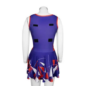 2024 Новое боди для нетбола платье с индивидуальным логотипом модное Спортивное платье для нетбола