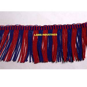 Frange de lingot d'or franges de métal de lingot d'argent prix de gros disponible franges de fil français article à la mode - Product Image 4