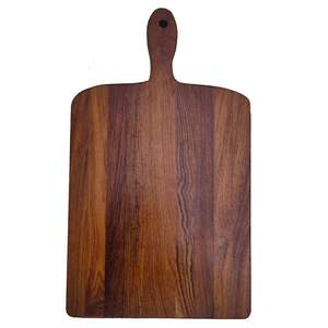 Planche à découper en bois de qualité supérieure, écologique, antibactérienne, lavable au lave-vaisselle, de taille personnalisable, design naturel - Product Image 1