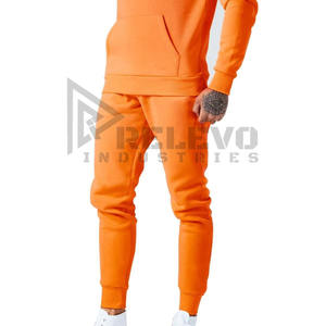 ชุดวิ่งผู้ชายคุณภาพพรีเมียม เสื้อฮู้ดผ้าฟลีซพร้อมกางเกงจ็อกเกอร์ สำหรับใส่ลำลอง ขายส่งสำหรับผู้ชาย - Product Image 3