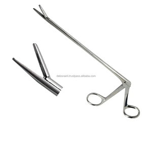 Ciseaux manuels Bellucci Alligator incurvés gauche, lame de 5 mm en acier inoxydable, instrument chirurgical ORL, classe II, certifié CE - Product Image 3