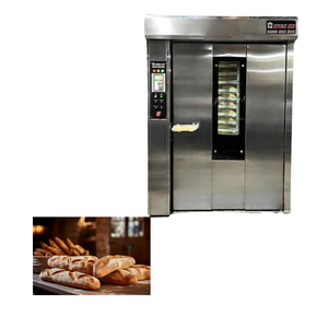 Four électrique à gaz 50Kw/H de Kien Vietnam Four rotatif à 32 plateaux Chariot Altuntop à haute durabilité Nouveau moteur de garantie 1 an - Product Image 1