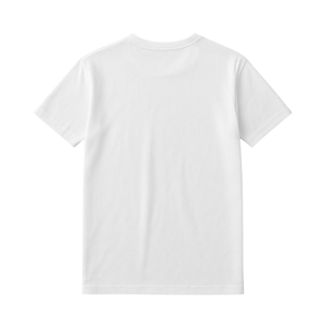 Camiseta Blanca de Cuello Redondo para Hombre, 100% Algodón Orgánico de Lujo, Preencogido, Certificado GOTS, Premium, Duradera, Corte Clásico - Product Image 2
