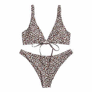 Precio barato por encargo de la mujer Bikini Set para adultos de alta calidad de estilo casual de dos piezas traje de baño de las mujeres Sexy Bikini Set OEM - Product Image 5