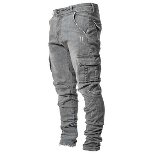 Pantalon en jean coupe droite pour hommes Jeans élégants et confortables Idéal pour tous les jours Tenue décontractée Mode et aventures en plein air - Product Image 4