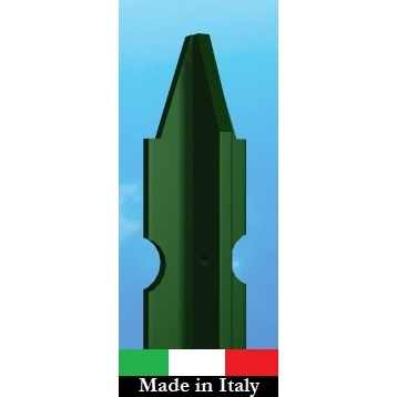 Green Plastic Coated Iron T-Fencing Post Section Mm30X30X3 250 cm Height Durable and Stylish Fencing Product