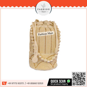 Venta de fábrica, bolsa de Potli de boda tradicional de la última colección, ecológica con cierre de cuerda, precio razonable - Product Image 5