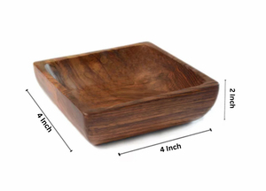 Bol de service élégant en bois fait main et bol à fruits en mélamine pour la décoration intérieure et les repas de tous les jours - Product Image 2