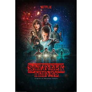 Décoration murale en forme d'affiche de style moderne Stranger Things, lot de 3, pour les saisons 1, 2 et 3 - Product Image 3