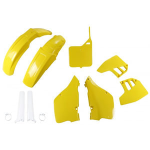 101 giallo Kit di plastica completa per Suzuki RM 125 1992 modello anno moto accessori - Product Image 1