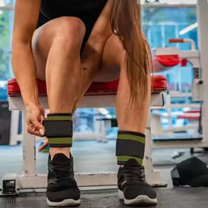 Sangles de cheville imperméables pour la musculation en salle de sport avec protection professionnelle, design unisexe, fermeture à boucle réglable - Product Image 6