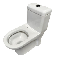 WC en céramique de luxe de haute qualité, structure monobloc à double chasse, à poser au sol, pour salle de bain modulaire