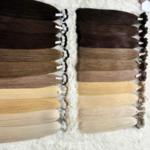 Vente en gros de paquets de trame de tressage droite de source vierge 12A de haute qualité Extensions de cheveux Remi du Vietnam Cheveux teints en vague naturelle - Product Image 4