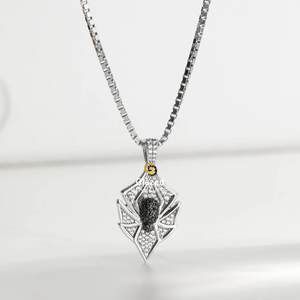 Nouveau pendentif en argent sterling 925 minuscule diamant noir conception de glace coupe brillante diamants de laboratoire VVS clarté fêtes hip-hop - Product Image 1