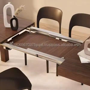 Aodeli Table à manger moderne 35mm en acier pliable et extensible de type H Design minimaliste pour l'école et l'hôtel Vietnam - Product Image 4
