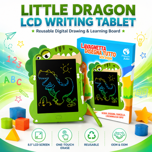 Paladin Pharma Kids 8.5 Inch Plastic LCD Writing Tablet | Little Dragon Digital Drawing Board | Reusable <b>Educational</b> <b>Toy</b> - Product Image 3