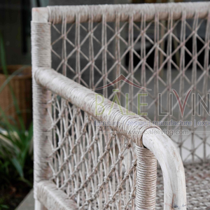 Montecito <b>Outdoor</b> <b>Lounge</b> <b>Chair</b> Made in Teak with Rattan Accents Made in Indonesia - Product Image 4