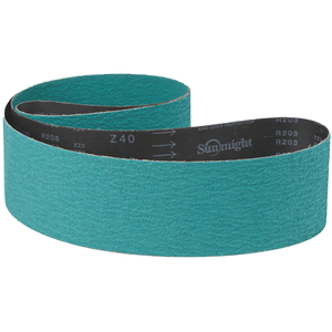 Sun Might R203 Courroie abrasive robuste à grain de zirconium 2000x50mm Haute performance de coupe Ponçage à sec ou humide Métal Bois dur - Product Image 1