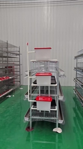 Fabrication en usine en Chine Nouvelle cage de batterie de volaille galvanisée à chaud à 3 couches pour système de cage de logement de poulets - Product Image 6