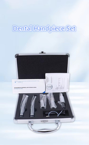 Kit de Piezas de Mano Dentales LED de Alta y Baja Velocidad con Motor de Aire, Recto y Contra-ángulo, de Aluminio, para Estudiantes - Product Image 6