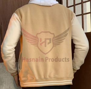 Veste universitaire unisexe en coton de haute qualité OEM, personnalisable, col montant, pour hommes, garçons et filles - Product Image 2