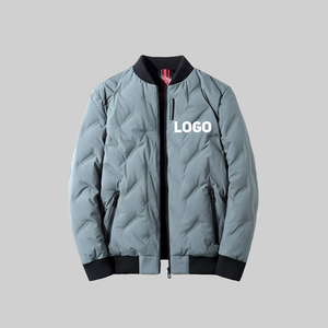 Offre Spéciale personnalisé hommes long avant à capuche Style Vintage hiver chaud varsité veste coton rembourré haute rue - Product Image 1