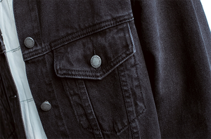 Chaqueta vaquera para hombre de invierno vintage de nuevo diseño hecha de tela de algodón 100% de alta calidad que ofrece comodidad informal atractivo servicio OEM - Product Image 4