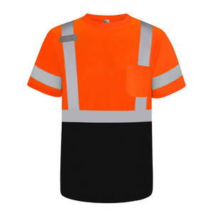 Camisetas ligeras de secado rápido Hi Vis para uso en exteriores, camisetas Hi Vis de etiqueta privada, camisetas Hi Vis - Product Image 1