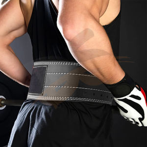 2026 haute qualité unisexe Logo personnalisé Gym Fitness ceinture de levage en cuir Pu ceintures d'haltérophilie ceinture d'haltérophilie OEM - Product Image 4