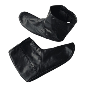 La mejor calidad 100% Halal musulmán desgaste calcetines de cuero demanda superior OEM ODM servicio antibacteriano antideslizante características técnica tejida - Product Image 2