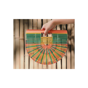 <b>Unique</b> Classic Bamboo Wicker <b>Handbag</b> Good Price with Handles Natural Handicraft Custom Size Vietnam Manufacturer - Product Image 2