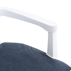 Chaise de salle à manger scandinave moderne NAM HAI, cadre en bois de chêne et rembourrage en laine, meubles de salle à manger pour la maison, provenant de Binh Duong - Product Image 5