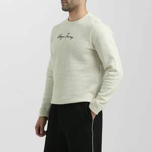 Sweat-shirts à col rond doublés en molleton French Terry de qualité supérieure, 400 grammes, mélanges de coton, impression de logo personnalisée pour hommes et femmes - Product Image 2