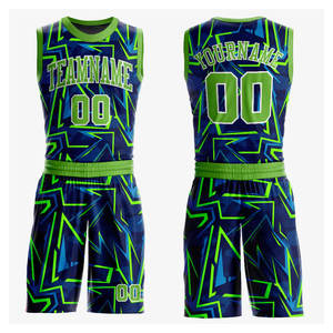 Tenues d'entraînement Nouveauté Meilleures ventes Personnalisable Respirant Sans manches Haute qualité Ensembles de maillots de basket-ball 100% polyester - Product Image 1