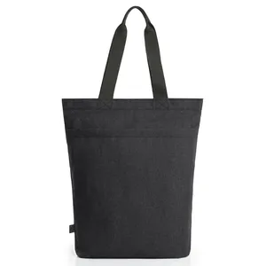 Sustainable Recycled Circle Tote Shoppers Promotional Merchandising Bags - Product Image 1