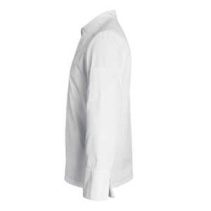 Chaqueta de Chef Transpirable de Tela Tejida de Poliéster/Algodón con Estampado en Relieve, Servicio OEM de Detección de Agujas <span class=keywords><strong>para</strong></span> Hombres - Uso en Restaurantes y Bares - Product Image 5