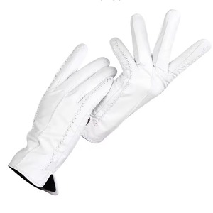 Vente en gros de gants d'opéra en cuir longs avec coudes pour dames, gants de soirée longs pour femmes habillées, gants en cuir personnalisés - Product Image 1