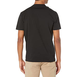 T-shirts décontractés pour hommes en coton et polyester Été Respirant High Street Style Design personnalisé Manches courtes avec col ouvert OEM - Product Image 4