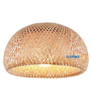 โคมไฟกรอบโคมไฟแชนเดอเลียร์ทำจากไม้ไผ่เป็นมิตรต่อสิ่งแวดล้อมของตกแต่งร้านอาหารโรงแรม - Product Image 1