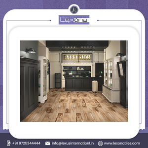 Venta directa de fábrica Azulejos de porcelana de alta calidad 200x1200 MM Tira de madera con aspecto mate - Product Image 2