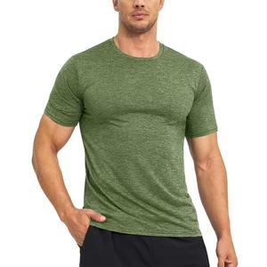 Camiseta de algodón 100% de alta calidad para hombre, venta al por mayor, tela de punto transpirable de manga corta clásica recortada de talla grande - Product Image 2