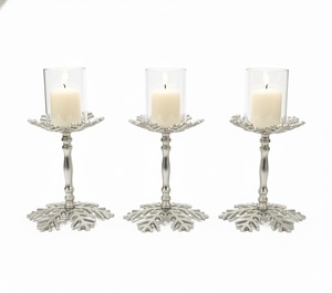 Candelabro de Metal con Diseño de Copo de Nieve, Ideal para Decoración Navideña o Regalos de Acción de Gracias - Product Image 5